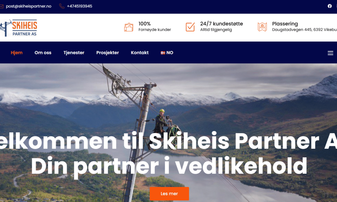 Кейс: Разработка интернет каталога для Норвежской компании которая занимается ремонтом горнолыжных подъемников
